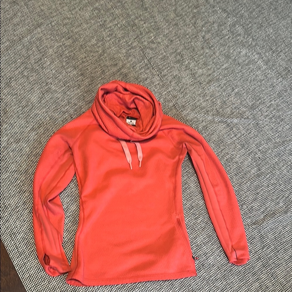 Nike Cowl Neck Sweatshirt coral women’s sz XS